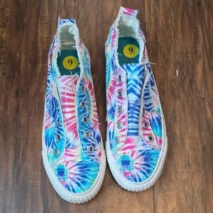 Tie-Dye Canvas Sneakers